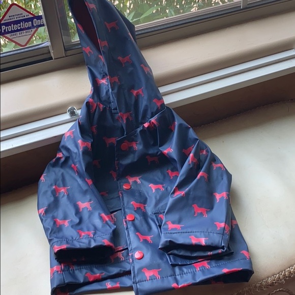 hatley navy raincoat